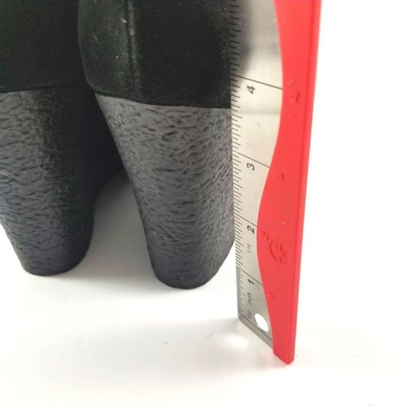 Michael Kors Rory Wedge Booties in Black Suede Size 10M. S659 - Picture 5 of 8